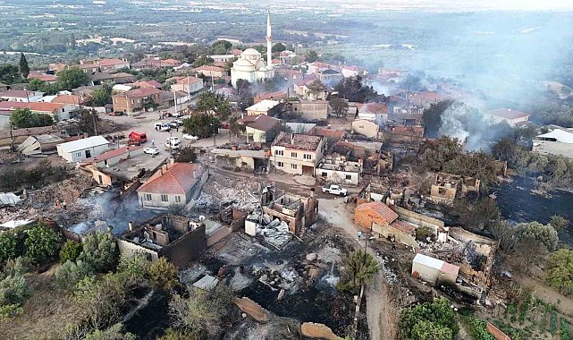 Bayramiç yangınında evleri yanan vatandaşlar yaşadıklarını gözyaşlarıyla anlattılar