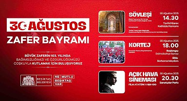 Beşiktaş Belediyesi'nden 30 Ağustos Zafer Bayramı hazırlığı