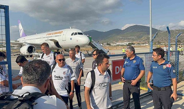 Beşiktaş, Gazipaşa-Alanya Havalimanı'na geldi