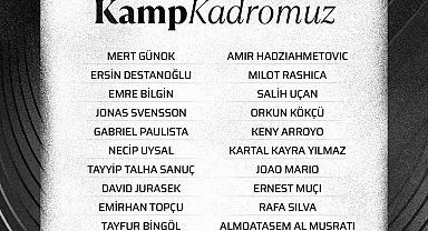 Beşiktaş'ın, St. Patrick's maçı kamp kadrosu belli oldu