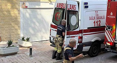 Beşiktaş'ta 5 katlı binada korkutan yangın