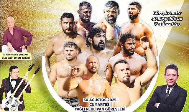 Beyağaç Yağlı Pehlivan Güreşleri, Kültür ve Tarhana Festivali için geri sayım başladı