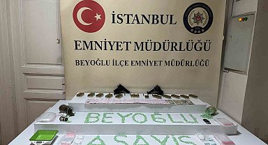 Beyoğlu'nda uyuşturucu operasyonu
