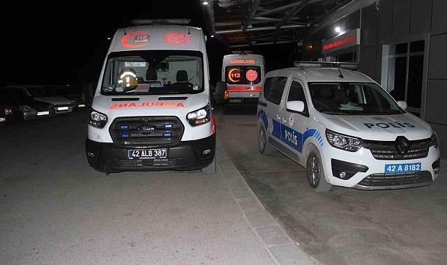 Beyşehir'de bir kişi tanımadığı şahıs tarafından bıçaklandı