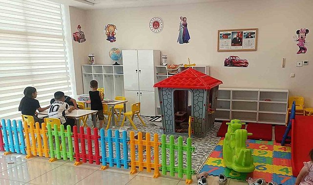 Beyşehir'de çocuklar adliye koridorları yerine oyun alanına