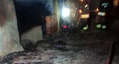 Beyşehir'de korkutan ev yangını