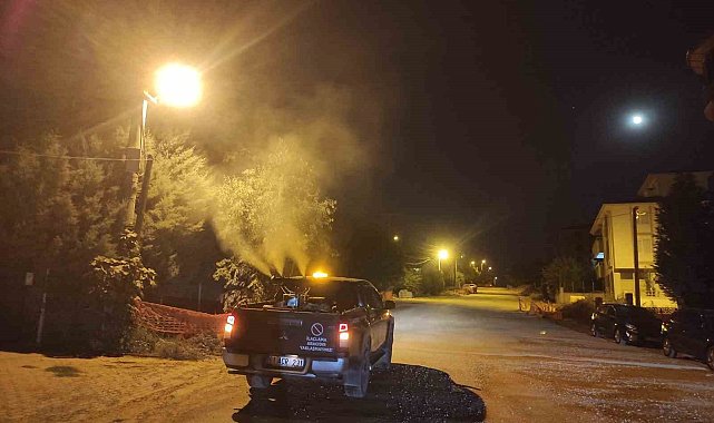 Bilecik Belediyesi'nden ilaçlama çalışması