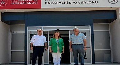 Bilecik Pazaryeri kapalı spor salonu hizmete açıldı