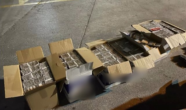 Bilecik'te 226 bin adet dolu makaron ele geçirildi