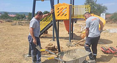 Bilecik'te çocuklar için 14 köye yeni oyun parkı