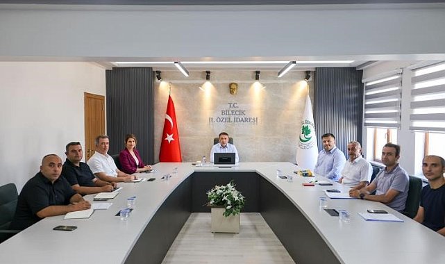 Bilecik'te devam eden projeler değerlendirildi