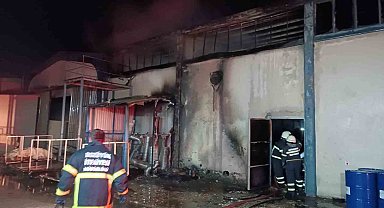 Bilecik'te fabrika yangını