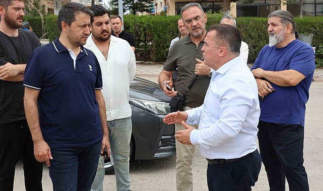 Bilecik'te yıllardır yapımına devam eden stadyum inşaatında inceleme