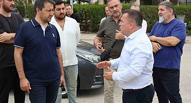 Bilecik'te yıllardır yapımına devam eden stadyum inşaatında inceleme
