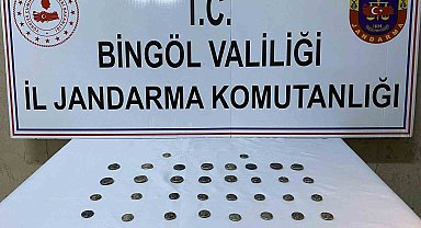 Bingöl'de 42 adet sikke ele geçirdi