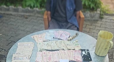 Bingöl'de dilencinin üzerinden 5 bin lira çıktı