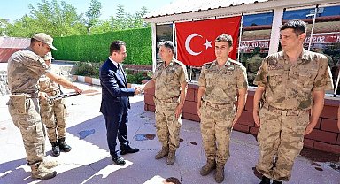 Bitlis İl Jandarma Komutanlığı'nda rütbe töreni