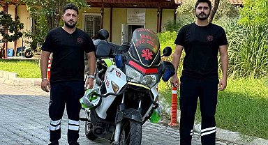 Bodrum ve Marmaris'te 112 motorize ekipleri görevlendirildi