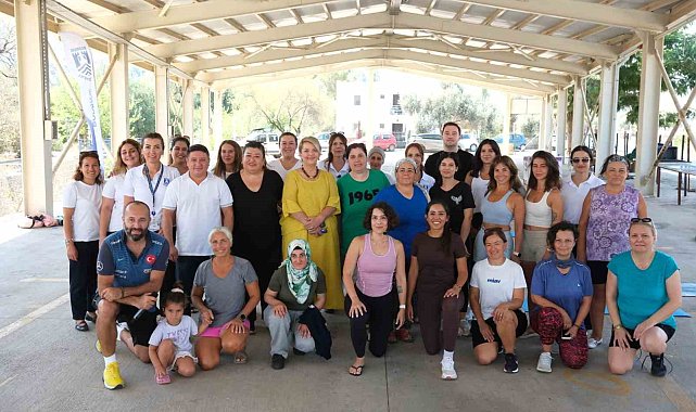 Bodrum'da açık hava spor günü