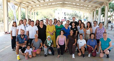 Bodrum'da açık hava spor günü