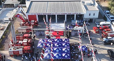Bodrum'da yeni itfaiye hizmet binası törenle açıldı