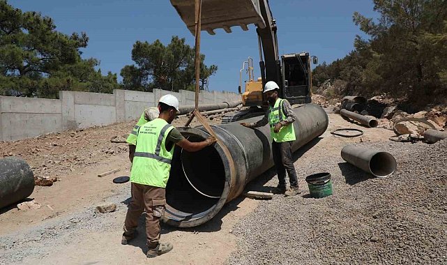 Bodrum'un patlayan hatlarını büyükşehir yeniliyor