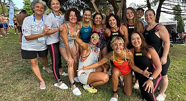Boğaziçi Kıtalararası Yüzme Yarışı'nda Datça ekibi başarıyla kulaç attı