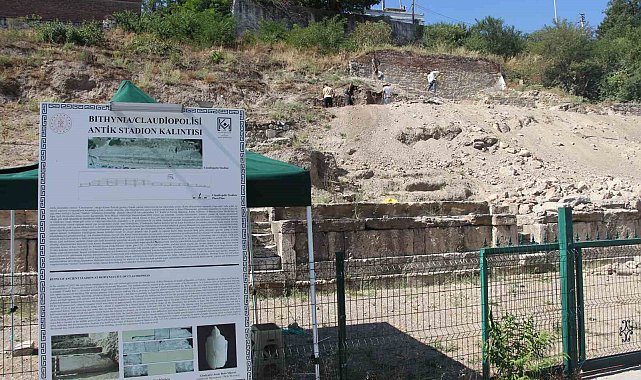 Bolu Antik Stadion'da kazı çalışmaları başladı