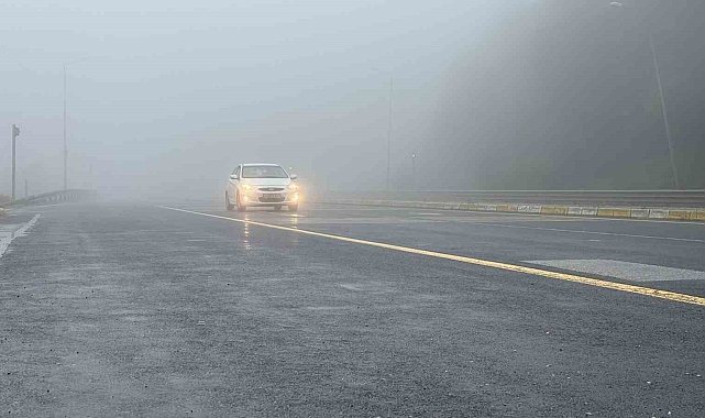 Bolu Dağı'nda sis etkili oluyor: Görüş mesafesi 25 metre