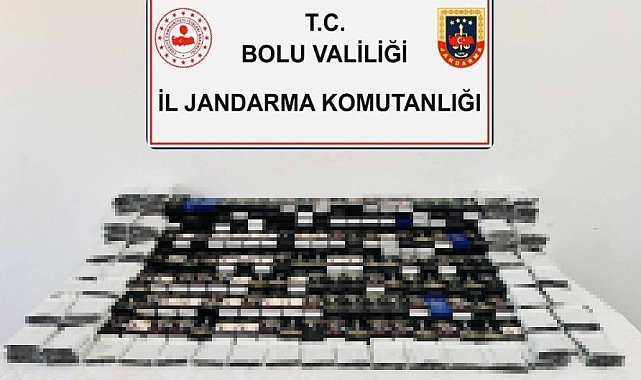 Bolu'da kaçak sigara operasyonu: Binlerce kaçak ürün ele geçirildi