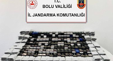 Bolu'da kaçak sigara operasyonu: Binlerce kaçak ürün ele geçirildi