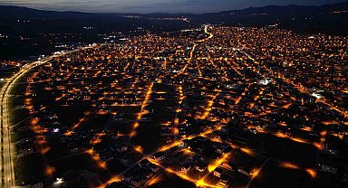 Bolvadin'de gün batımı manzarası sosyal medyada büyük ilgi gördü