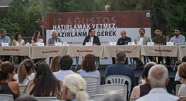 Bornova'da ortak afet bilinci buluşması