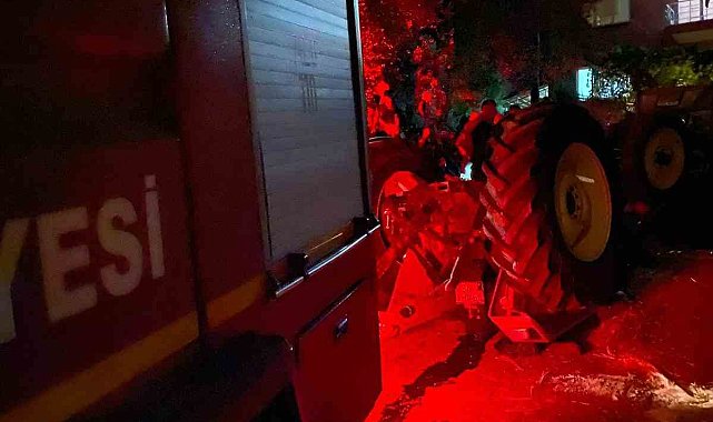 Bozdoğan'da traktör devrildi: 1 ölü