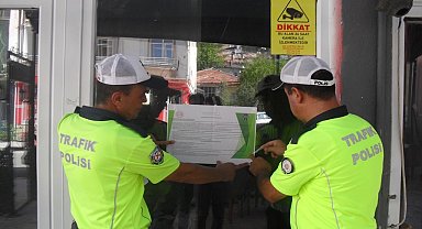 Bozkır'da trafik denetimleri