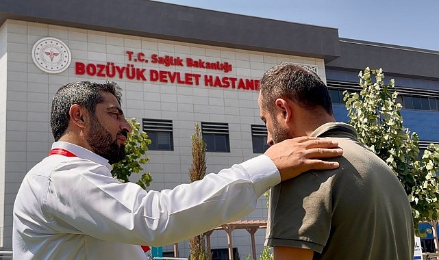 Bozüyük Devlet Hastanesi Manevi Destek Birimi hasta ve yakınlarının yanında
