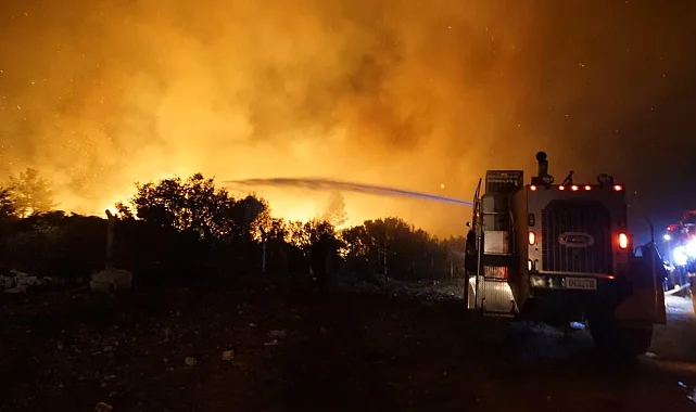 Buca alevler içinde kaldı
