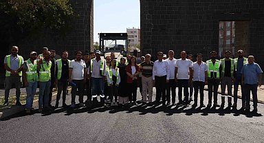 Bucak, asfalt çalışmasını yerinde inceledi