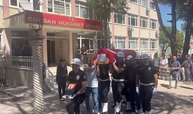 Buldan'da hayatını kaybeden polis memuru için tören düzenlendi
