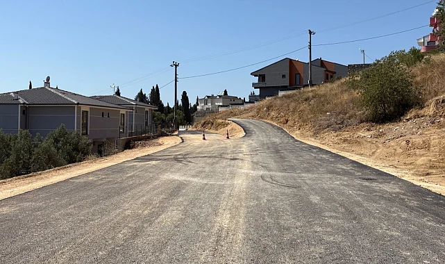 Bursa Gemlik Umurbey'de toz ve çamur sorunu çözüldü