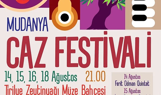 Bursa Mudanya'da caz festivali başlıyor