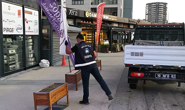 Bursa Nilüfer'in caddelerinde kapsamlı temizlik
