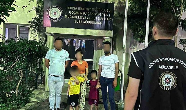 Bursa'da göçmen kaçakçılığı operasyonu: 1 organizatör yakalandı