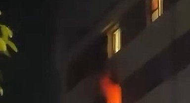 Bursa'da öğrenci yurdunda yangın