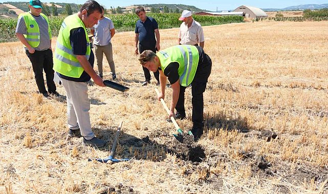 Bursa'nın 'Özel Tarım Ekibi' toprak analizi için yol çıktı