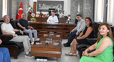 Bursa'da Başkan Aydın'dan Harmancık'a 'geçmiş olsun' ziyareti