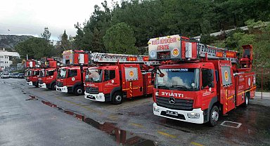 Büyükşehir İtfaiyesi'ne 72 yeni araç geliyor