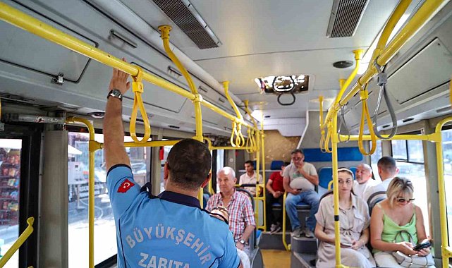 Büyükşehir'in toplu ulaşım araçlarındaki sıkı denetimleri devam ediyor
