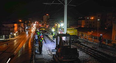 Büyükşehirden raylarda konforlu ulaşım mesaisi