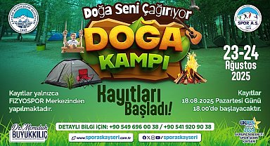 Büyükşehirin doğa kampı, yoğun ilgiyle devam ediyor